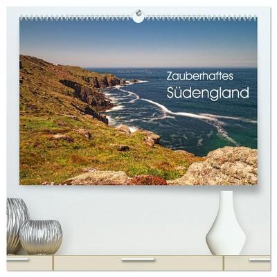 Zauberhaftes Südengland (hochwertiger Premium Wandkalender 2026 DIN A2 quer), Kunstdruck in Hochglanz