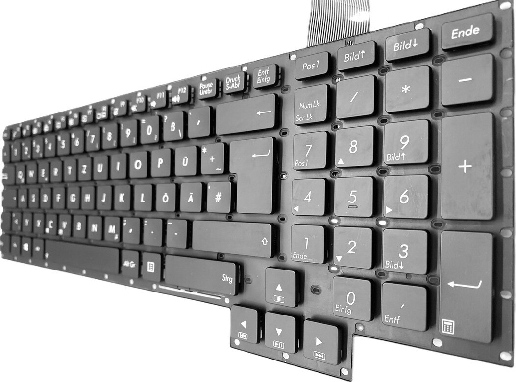 T-ProTek Duits toetsenbord compatibel met Asus G750J