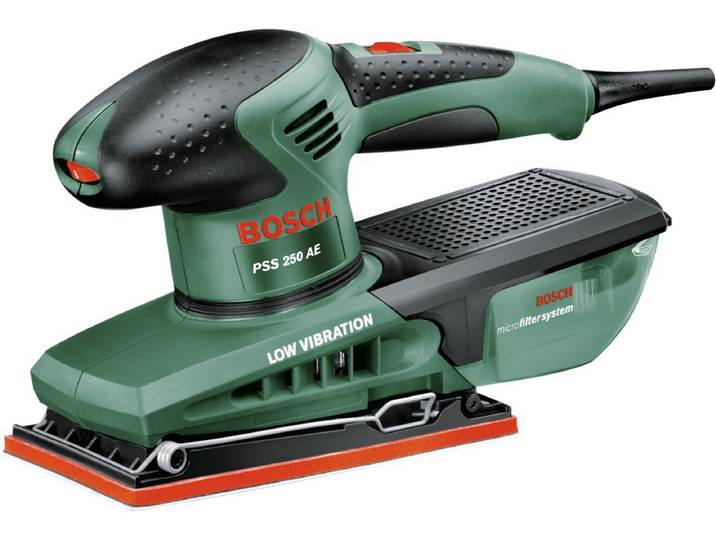 Bosch PSS 250 AE Vlakschuurmachine - op snoer - 250 W