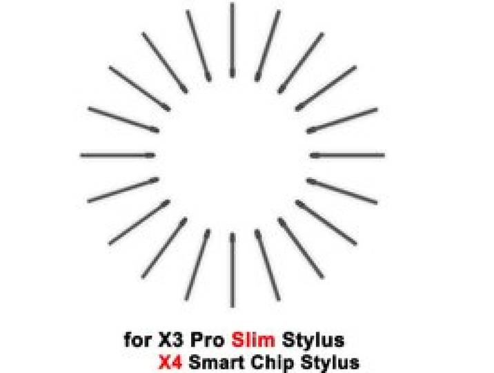 XP-Pen 20 stuks vervangende penpunten voor X3 Pro Slim Stylus voor X4 Smart Chip Stylus