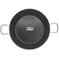 Briebe Zafrán Paella-Pfanne Induction, 38cm, 7-8 Portionen, Antihaftbeschichtung PFOA Frei, Schwarz