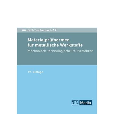 DIN-Taschenbuch 19, Taschenbuch von , DIN Media, 978-3-410-39536-2