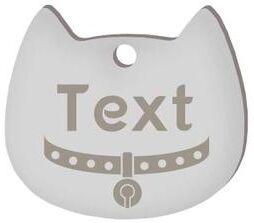 Uplift Treasures Personalized Stainless Steel Pet ID Tag With Engraving 2 s