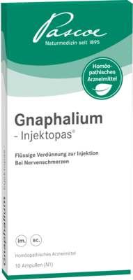 Pascoe pharmazeutische Präparate GmbH GNAPHALIUM INJEKTOPAS Ampullen 10 St 11186031