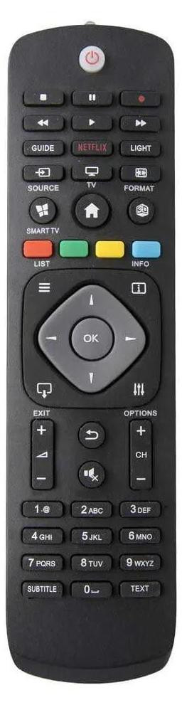 Onlex Afstandsbediening voor Philips televisies, zwart