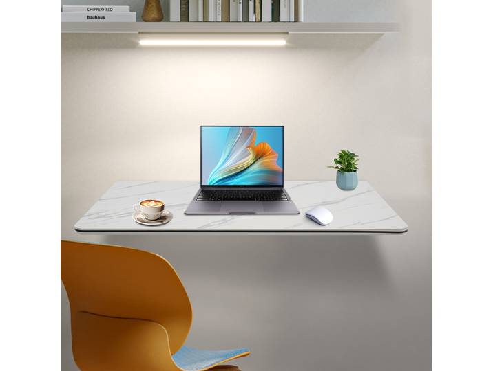 Bureau pliable mural, étanche et antirouille, 80x50cm, Table pliante murale multifonctionnelle, charge de 66lb pour la maison