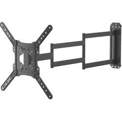 Wiltec TV Halterung (Wand, 35 kg, 23" - 65"), TV Wandhalterung, Schwarz