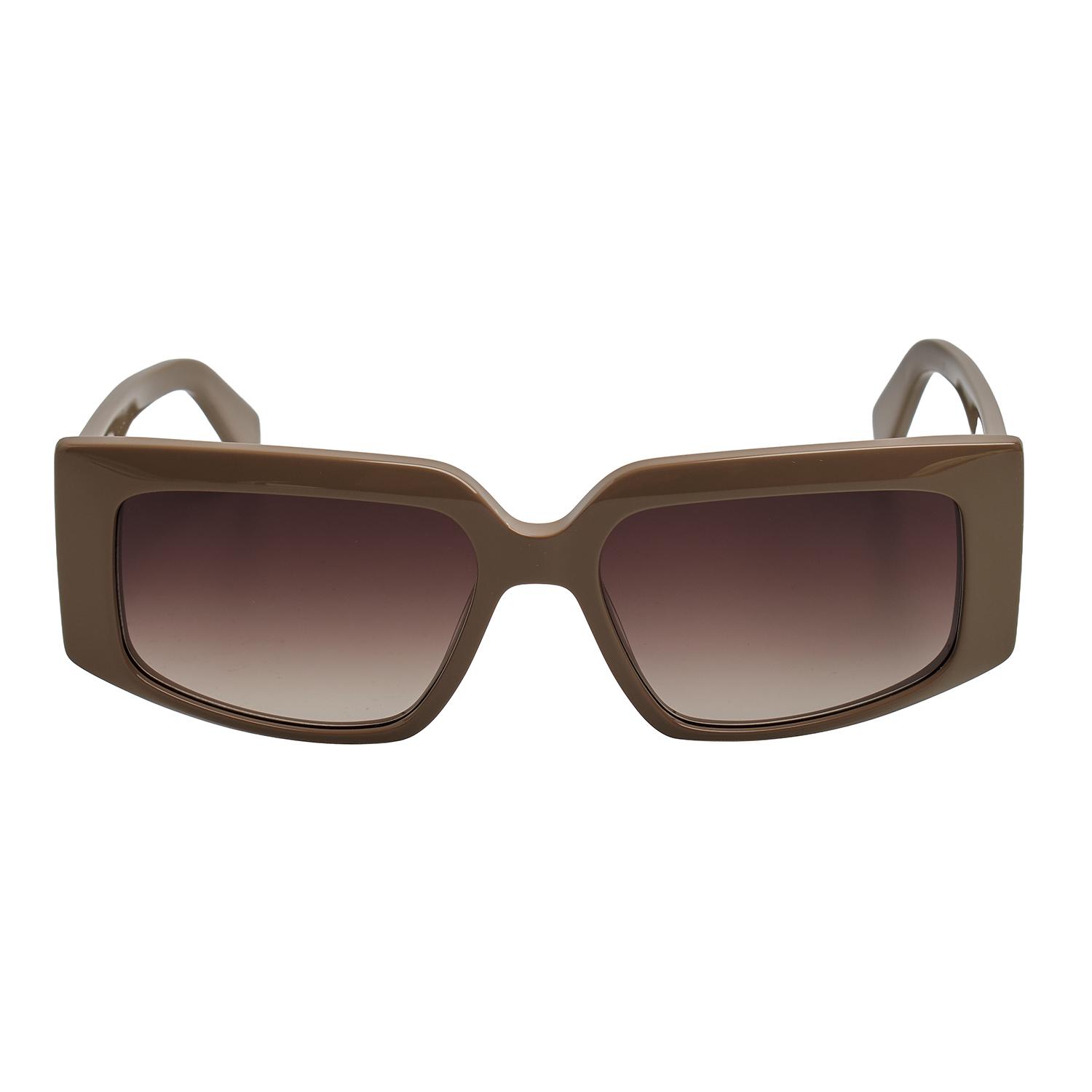 Vrouwen Rechthoekige Acetate Zonnebril LJ791S
