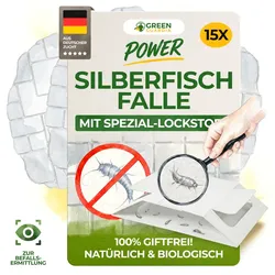 Green Guardia Silberfisch Falle mit Spezial-Lockstoff: 15