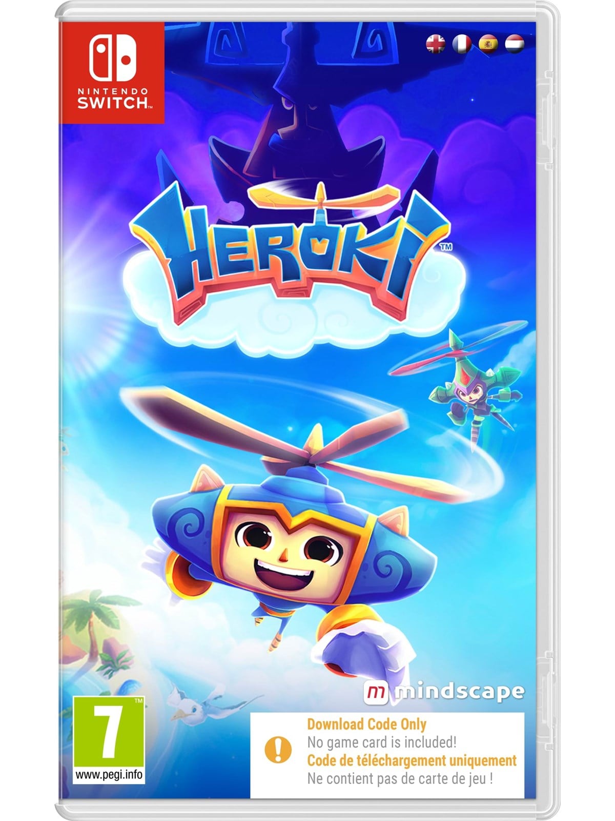 Heroki (Code in a Box) - Nintendo Switch - Platformer - PEGI 7