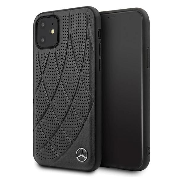 Mercedes-Benz Bow Line - iPhone 12 mini 5.4 - Schwarz - Hard Case Cover - Original Schutzhülle (Apple iPhone 12 mini) (MEHCP12SDIQBK)