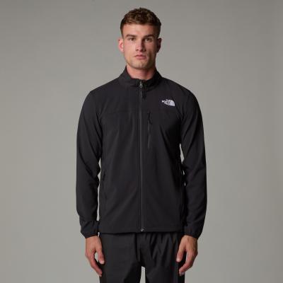 Windbreaker THE NORTH FACE "Nimble", Herren, Gr. S, schwarz (tnf schwarz), Obermaterial: 90% Polyester, 10% Elasthan, mit Gummizug, Jacken Windbreaker, sportlicher Stil, atmungsaktiv, leichtes Softshellmaterial