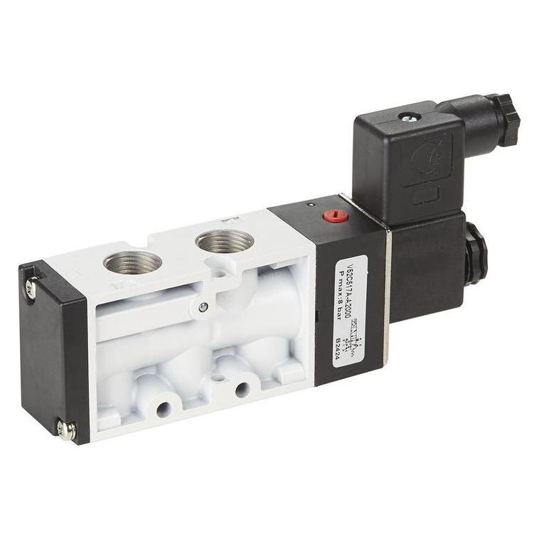 RS PRO 5/2 Solenoid / Air Operated Valve, G1/8" (9076374)