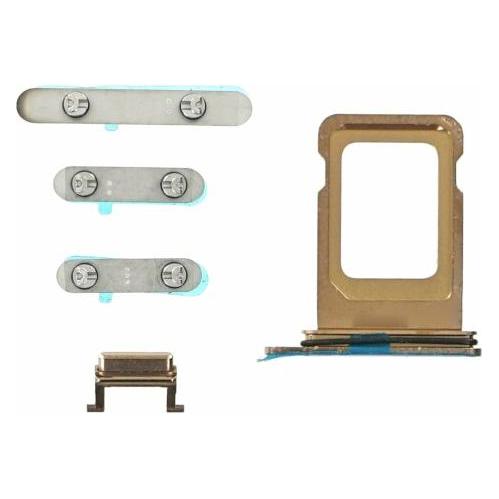 OEM Button Set für iPhone 11 Pro Max gold (Apple iPhone 11 Pro Max) (25446226)