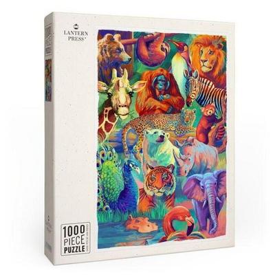 Vivid Animal Series - Collage - 1000 Piece Puzzle