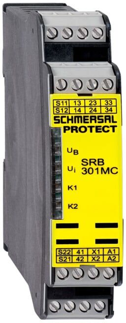 Schmersal Surveillance de porte de protection pour arrêt d’urgence SRB 301MC (101190684)