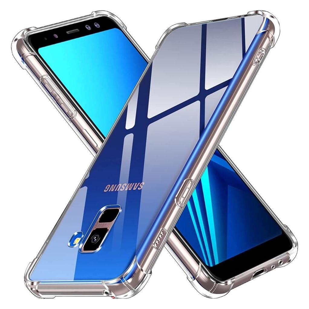Screenguard Samsung Galaxy A8 2018 Hülle Crystal Soft Airbag Bumper (Samsung Galaxy A8 (2018)) (00031254)