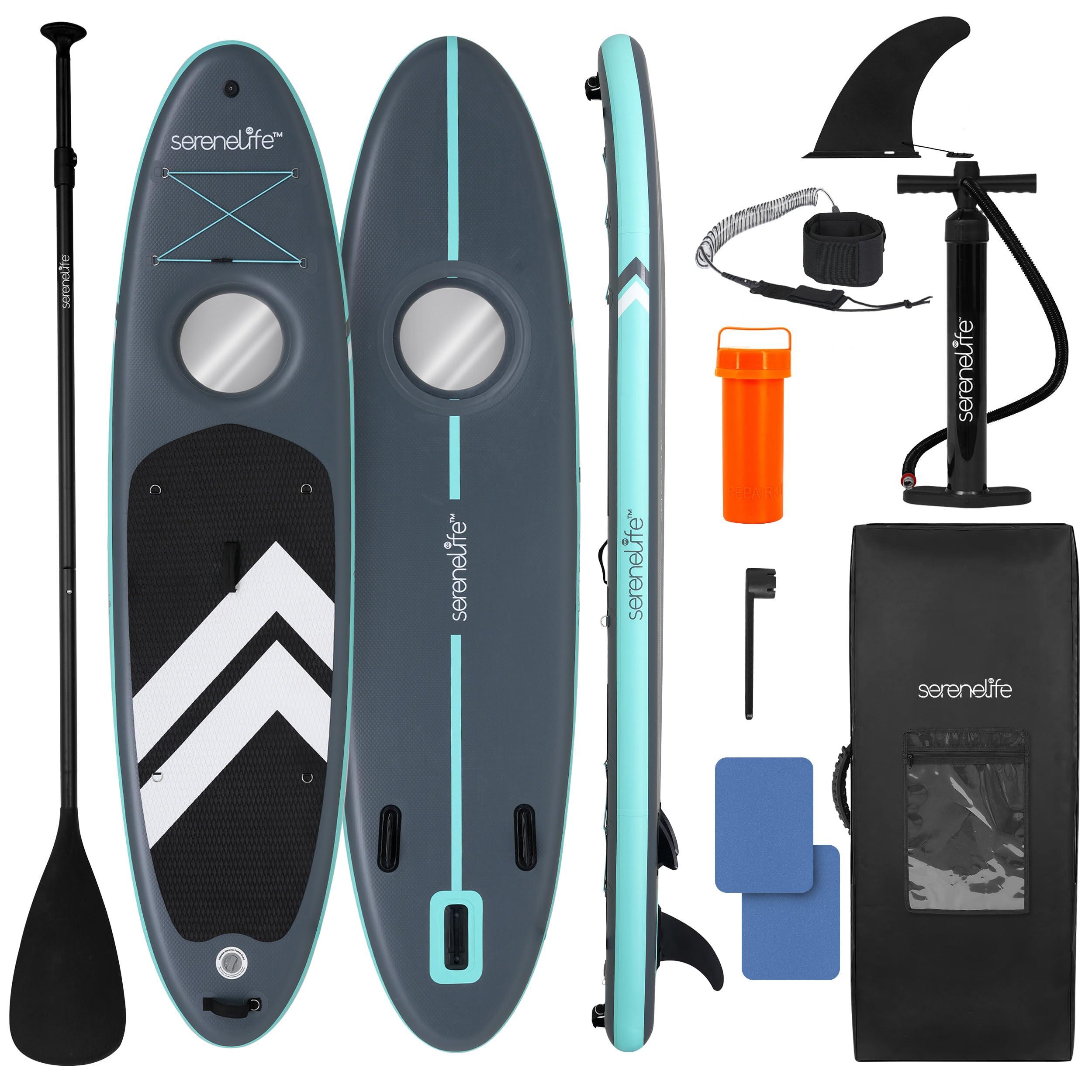 Aufblasbares SUP-Board 320 cm, inkl. Paddel, Pumpe, Rucksack