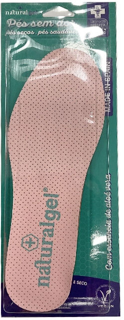 Codivector Natural Gel Palmilhas Mulher 35-38 Aroma Aloé Vera