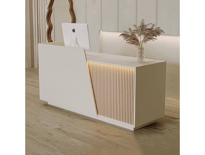 Comptoir de réception professionnel personnalisé, bureau de réception de Style Design Simple, rangement créatif, mobilier de bureau Theke Empfang