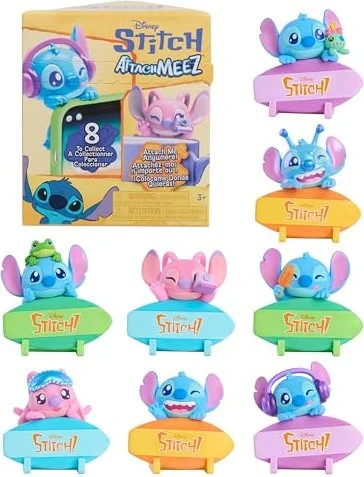 Just Play Disney Stitch Attachmeez (sortierter Artikel, eine Figur)