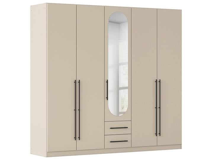 Drehtürenschrank 226/210/54 cm Champagner