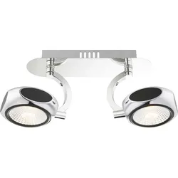 Adretter 12W LED Spot Strahler Chalet Chrom Glas EEk Chalet Globo 56220-2