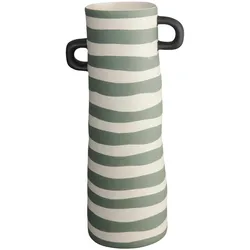 ASA Vase Rayu grün gestreift 28cm