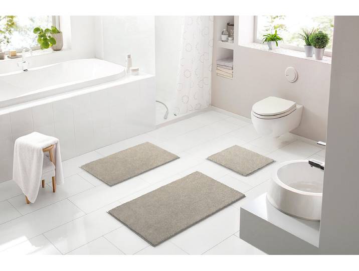 Badematte Roman 40 x 50cm Beige/Beige