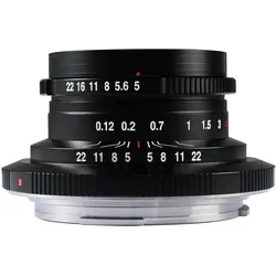 Laowa 15mm f/5 Cookie FF â Black Canon RF (Canon RF, Vollformat), Objektiv, Schwarz