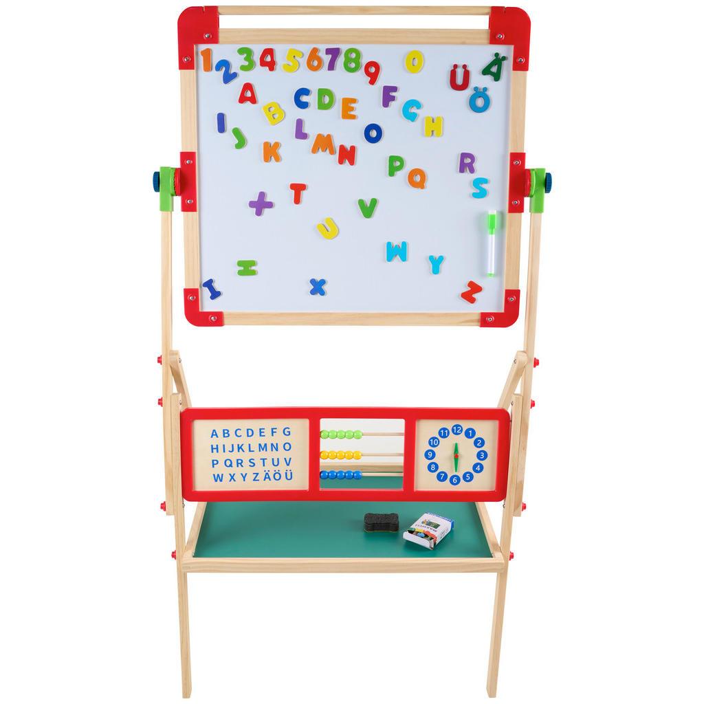 My Baby Lou Maltafel , Mehrfarbig , Holz, Metall, Kunststoff, Holzwerkstoff , Kiefer , massiv, Sperrholz , 53x122x68 cm , EN 71 , Spielzeug, Holzspielzeug