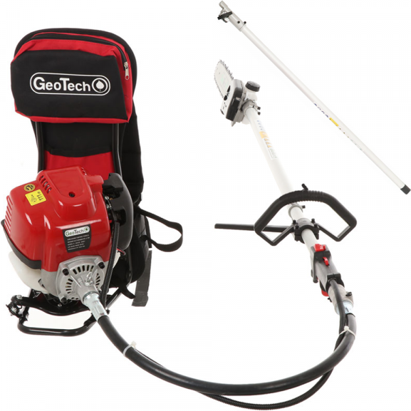 Benzin-Hochentaster GeoTech GT-4 36 BP - 2Takt Motor - mit Teleskopschaft - 36 ccm
