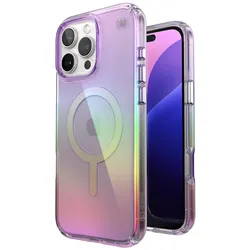 speck Presidio2 Lux MagSafe – iPhone 16 Pro Max Hülle (Fantastisches Lila/Klar) (Apple iPhone 16 Pro Max), Smartphone Hülle, Violett, Transparent