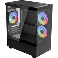 Viewport Mini-G-BK-v4 ARGB, Tower-Gehäuse schwarz, Tempered Glass x 2