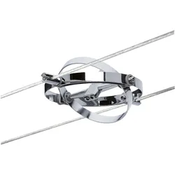PAULMANN Anbaustrahler 10W NV chr GU5,3 Cardan 941.37 chr matt ST IP20 Seilkl