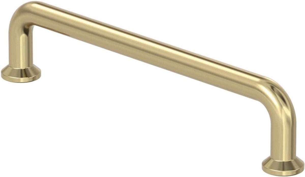 Gouden Champagne Kastgreep voor Keuken en Meubels - 128 mm