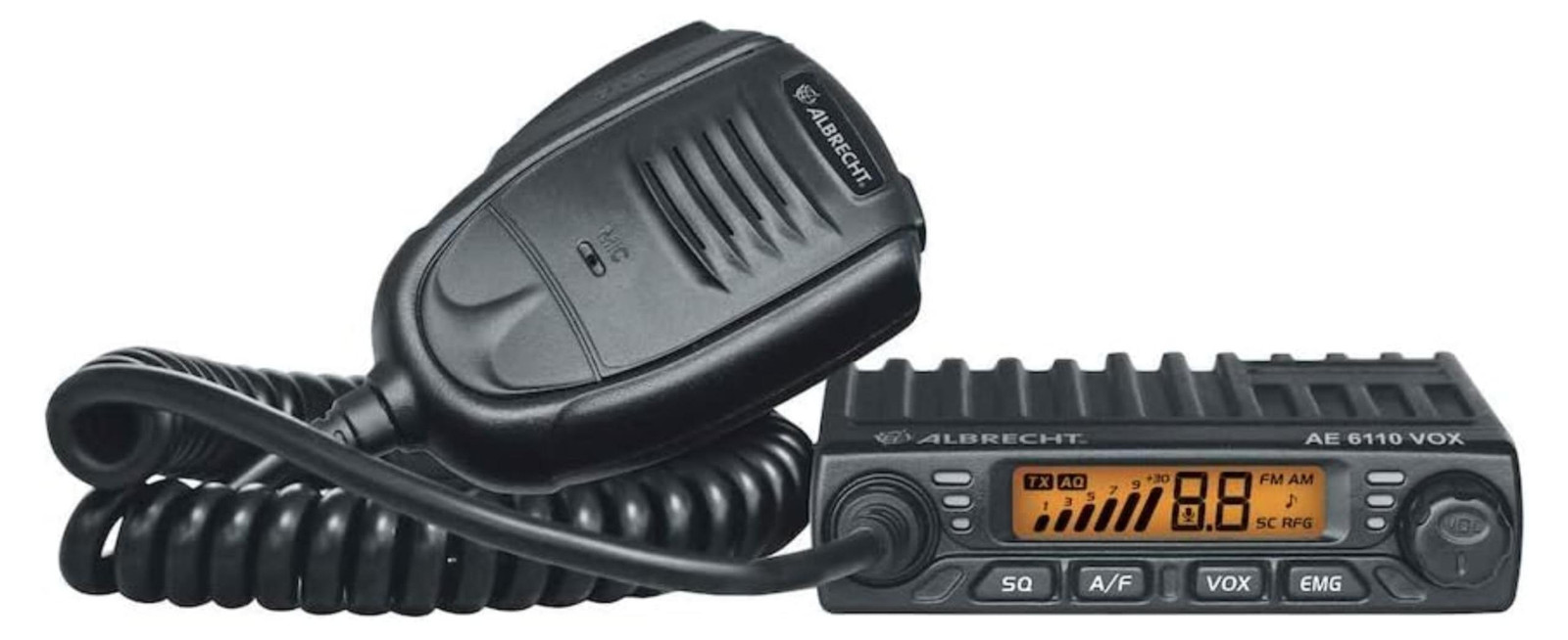 Albrecht AE 6110 VOX Mini-CB-radio, 12V