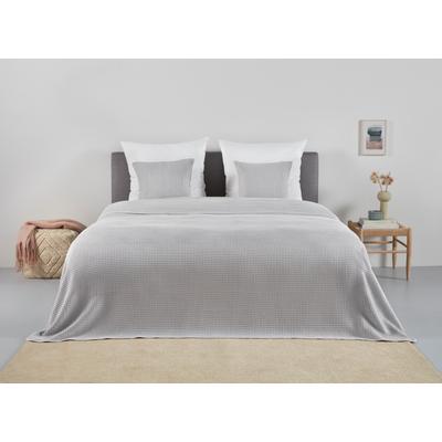 Tagesdecke OTTO HOME "Greta", grau, B:150cm L:250cm, Baumwolle, Tagesdecken, in Waffelpiqué Optik, viele Farben erhältlich, Decke ab 140 x 200 cm