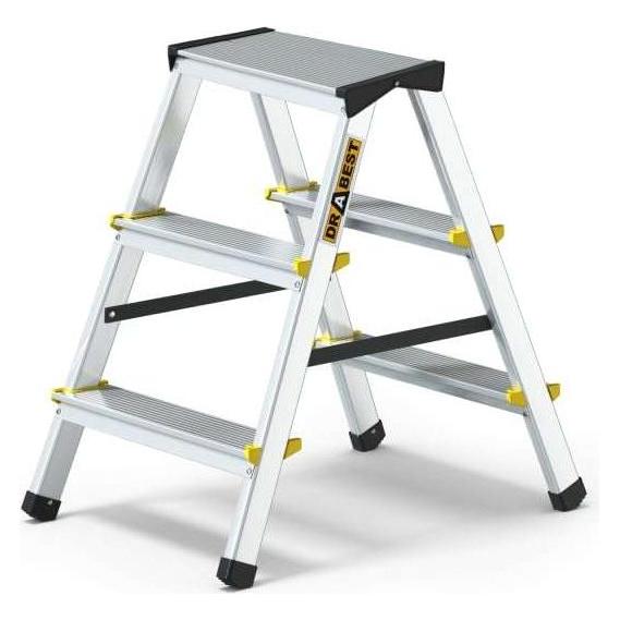 Vigor Aluminium Hocker Kitty Double Climb (Klapptritt, Trittleiter, 63 cm) (39821945)