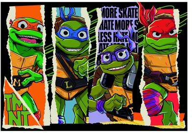 Licensed Paramount Teenage Mutant Ninja Turtles Youth Digital Print Area Rug