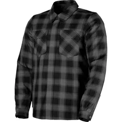 Icon Fallblock, Hemd/Textiljacke - Grau/Schwarz - M