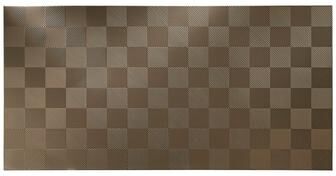 Fasade FASÄDE Quattro 4-foot x 8-foot PVC Wall Panel in Argent Bronze