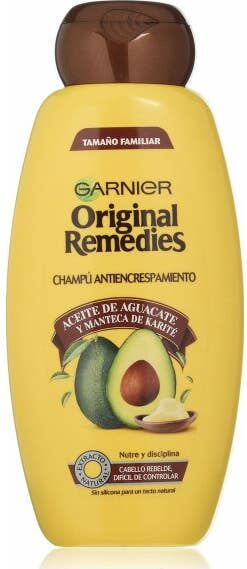 GARNIER Original Remedies Champú Aguacate y Karité 600 ml
