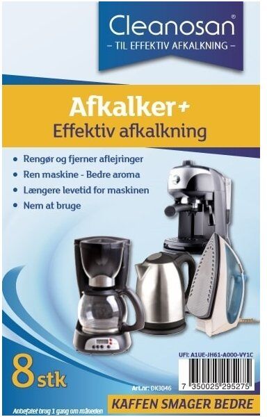 Cleanosan Rengøringstabs   Afkalker+   8 Tabs