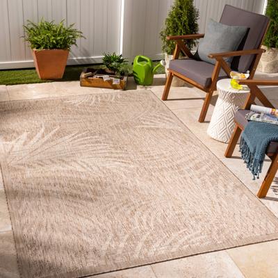 Livabliss Tuareg Coastal Leafy Outdoor Area Rug