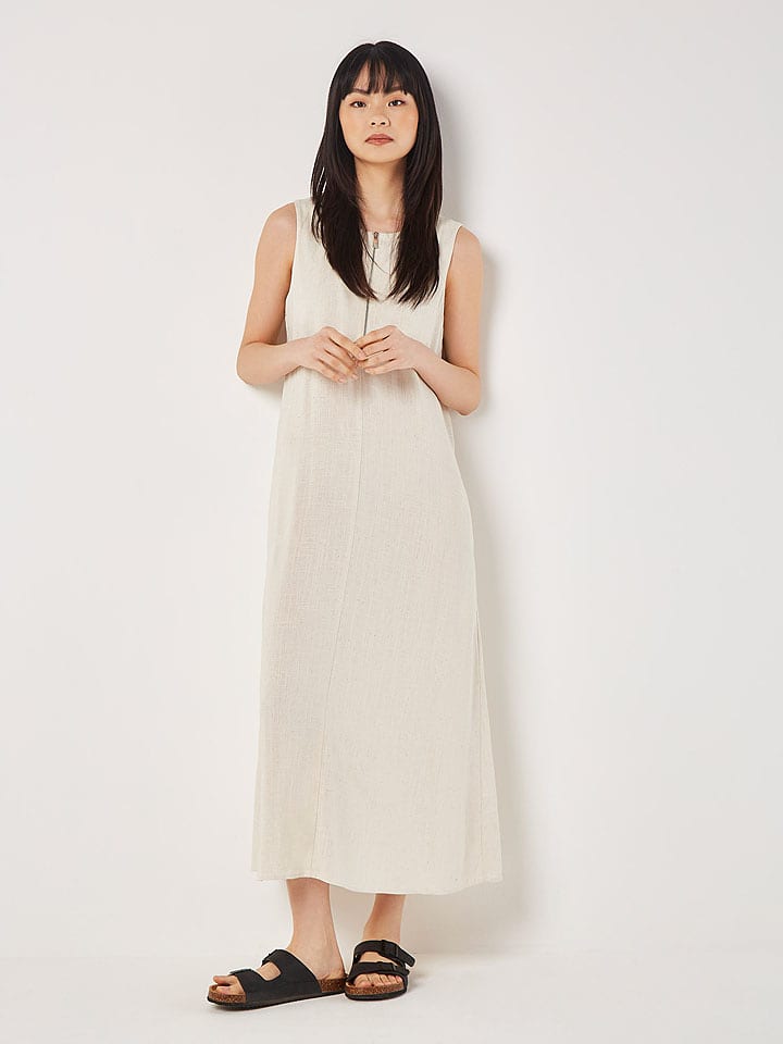 Apricot Kleid in Creme - L