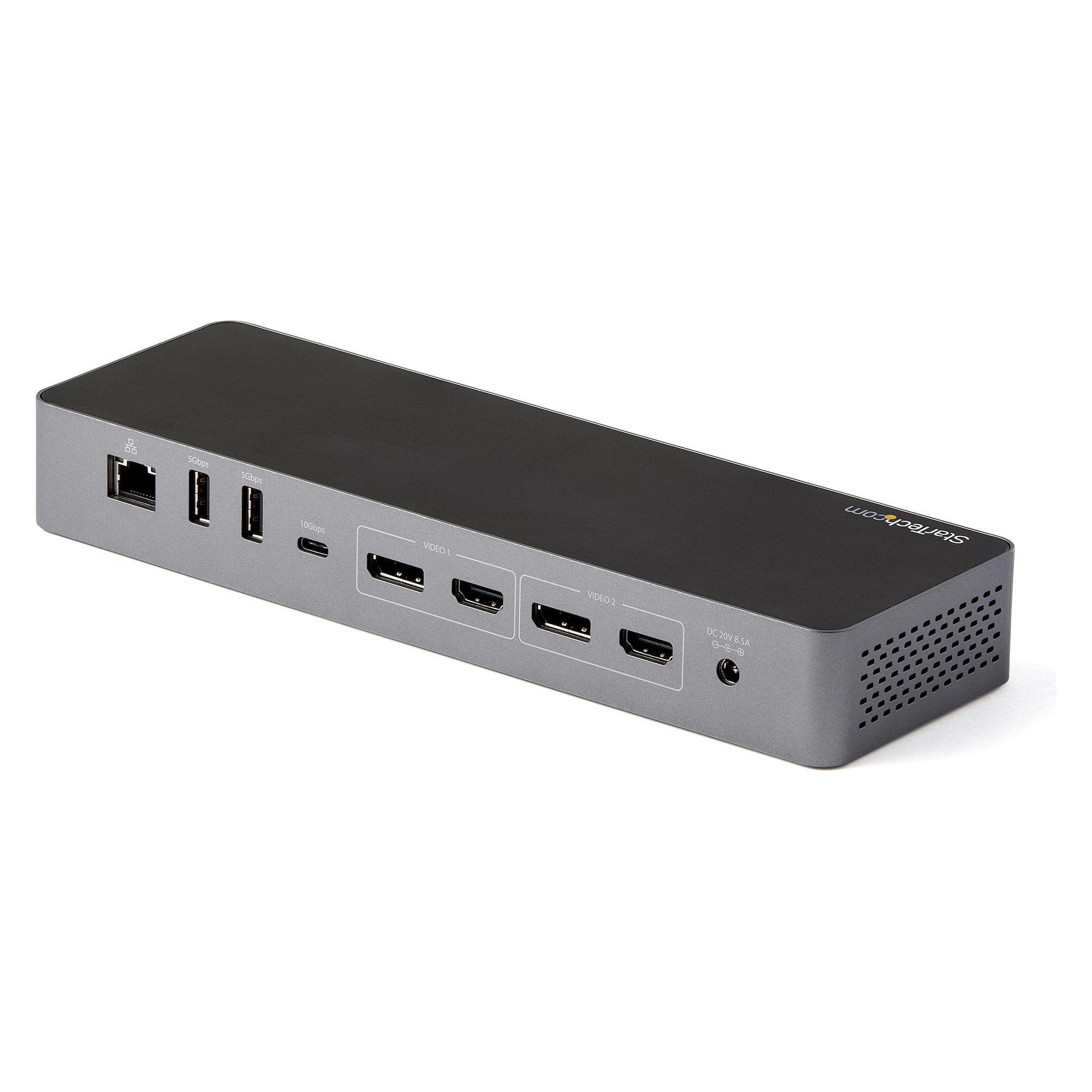 StarTech Thunderbolt 3 Dock w/USB-C Host Compatibility (Thunderbolt, 1 Port) (TB3CDK2DHUE)