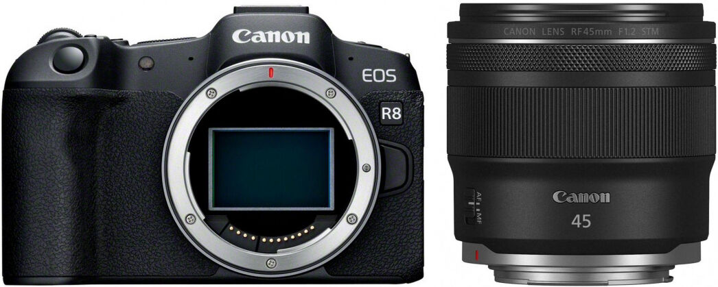 Canon EOS R8 + RF 45mm f1,2 STM  Dealpreis