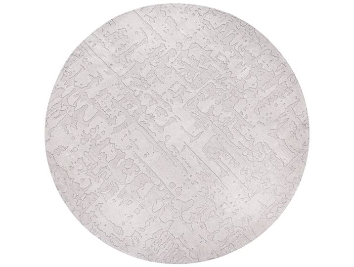 Teppich Baobab grau Einfarbig Polyester 240 x 240 cm
