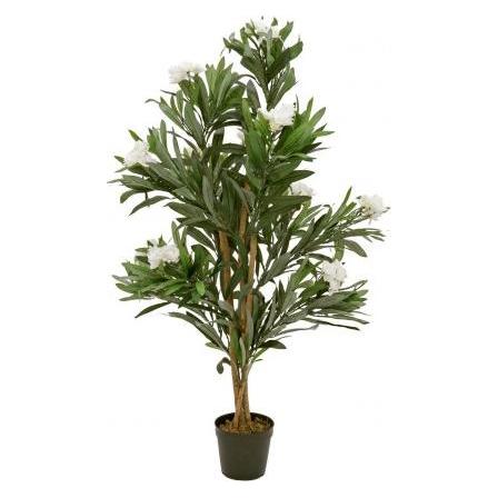 Europalms Oleanderbaum, Kunstpflanze, weiss, 120 cm (120 cm) (82507246)
